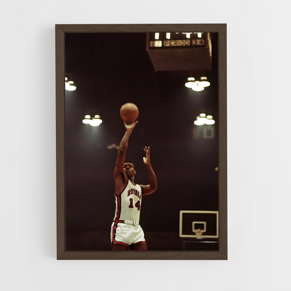 Poster Oscar robertson shooter – affiche Basketball (vue 5)